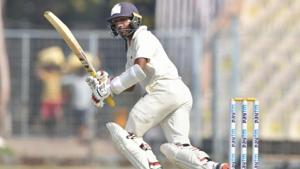 Saurashtra vs Bengal Ranji Trophy final: Follow score and updates from the Ranji Trophy final encounter between Bengal and Saurashtra in Rajkot.(Twitter) Saurashtra vs Bengal Ranji Trophy final: Follow score and updates from the Ranji Trophy final encounter between Bengal and Saurashtra in Rajkot.(Twitter)