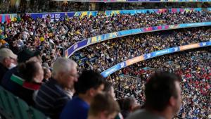 A general view of the stadium during the Women's T20 World Cup final cricket match between Australia and India at the MCG in Melbourne, Australia, March 8, 2020.(REUTERS) A general view of the stadium during the Women's T20 World Cup final cricket match between Australia and India at the MCG in Melbourne, Australia, March 8, 2020.(REUTERS)