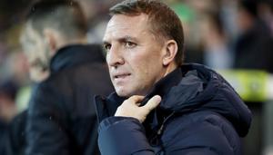 Leicester City manager Brendan Rodgers.(REUTERS) Leicester City manager Brendan Rodgers.(REUTERS)