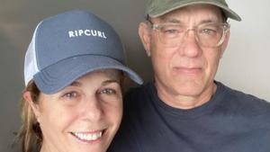 Tom Hanks has posted a new picture with wife Rita Wilson after the two tested positive for coronavirus. Tom Hanks has posted a new picture with wife Rita Wilson after the two tested positive for coronavirus.