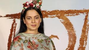 Kangana Ranaut at a press conference to promote Panga.(IANS) Kangana Ranaut at a press conference to promote Panga.(IANS)