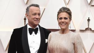 Tom Hanks, left, and Rita Wilson arrive at the Oscars at the Dolby Theatre in Los Angeles.(AP) Tom Hanks, left, and Rita Wilson arrive at the Oscars at the Dolby Theatre in Los Angeles.(AP)
