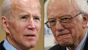 Democratic presidential candidate Joe Biden (left) and Senator Bernie Sanders (right)(AFP photo) Democratic presidential candidate Joe Biden (left) and Senator Bernie Sanders (right)(AFP photo)