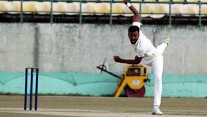 Saurashtra's Jaydev Unadkat(ANI Photo) Saurashtra's Jaydev Unadkat(ANI Photo)