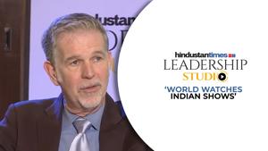 <p>Netflix CEO Reed Hastings revealed his plans for Indian viewers at the HT Leadership Studio. He said that content made in India like Sacred Games and Delhi Crime get watched all over the world. Hastings also said that Netflix plans to invest around 3000 crore in India and added that they aim to make content that appeals to all sections of the Indian society. </p><p>HT Leadership Studio brings you inspiring conversations with some of the most powerful people in the world. Hastings follows illustrious personalities like Olympian Michael Phelps and actor Akshay Kumar. Other celebrities lined up in subsequent episodes include Michael Douglas & Catherine Zeta Jones, Heston Blumenthal and Anil Kapoor, among a slew of other change-makers. The ground-breaking and often unusual approach of these men and women have changed the way people think about politics, culture, fashion, sports, cinema and other fields. On HT Leadership Studio, they share their success stories with you in the most gripping and relatable format, a one-to-one conversation.</p>
