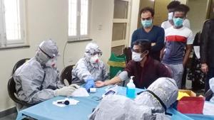 Testing saves lives by preventing the next infection(HT Photo) Testing saves lives by preventing the next infection(HT Photo)