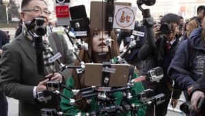 A Chinese journalist.(AP Photo) A Chinese journalist.(AP Photo)