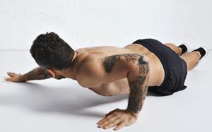 An Archer’s push up can easily help increase strength and add muscle size while you are stuck at home(Shutterstock) An Archer’s push up can easily help increase strength and add muscle size while you are stuck at home(Shutterstock)