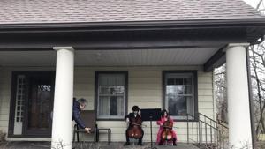 The image shows the kids with their Cello.(Twitter/@JMBorchardt) The image shows the kids with their Cello.(Twitter/@JMBorchardt)