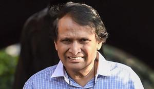 Suresh Prabhu returned from coronavirus hit Saudi to attend a meeting on March 10.(PTI) Suresh Prabhu returned from coronavirus hit Saudi to attend a meeting on March 10.(PTI)