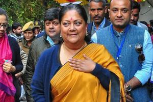 Former Rajasthan chief minister Vasundhara Raje has been quiet on Rajasthan crisis.(PTI Photo) Former Rajasthan chief minister Vasundhara Raje has been quiet on Rajasthan crisis.(PTI Photo)