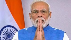 Prime Minister Narendra Modi gestures during his address to the nation on coronavirus pandemic .(PTI photo) Prime Minister Narendra Modi gestures during his address to the nation on coronavirus pandemic .(PTI photo)