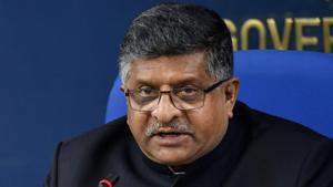 Union minister Ravi Shankar Prasad announced incentive for the mobile manufacturers on Saturday(PTI Photo) Union minister Ravi Shankar Prasad announced incentive for the mobile manufacturers on Saturday(PTI Photo)