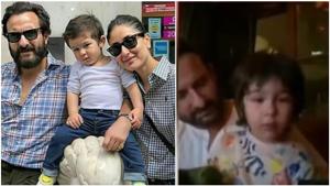 Saif Ali Khan’s interview was hijacked by his cute son Taimur. Saif Ali Khan’s interview was hijacked by his cute son Taimur.