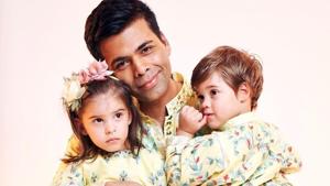 Karan Johar shared a new video of his twins Yash and Roohi during the coronavirus lockdown. Karan Johar shared a new video of his twins Yash and Roohi during the coronavirus lockdown.