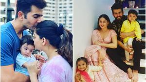 Jay Bhanushali and Mahhi Vij have a biological daughter named Tara as well as two foster children--Khushi and Rajveer. Jay Bhanushali and Mahhi Vij have a biological daughter named Tara as well as two foster children--Khushi and Rajveer.