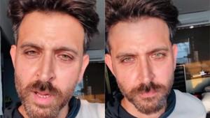 Hrithik Roshan has shared a video message for his young fans. Hrithik Roshan has shared a video message for his young fans.