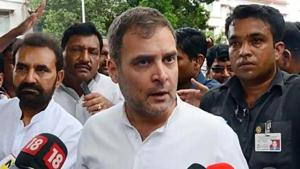 Congress leader and Wayanad MP Rahul Gandhi. (ANI) Congress leader and Wayanad MP Rahul Gandhi. (ANI)