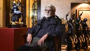File photo of painter Satish Gujral.(Raj K Raj/HT PHOTO) File photo of painter Satish Gujral.(Raj K Raj/HT PHOTO)