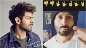 Kartik Aaryan took up the emoji challenge that is taking TikTok by storm. Kartik Aaryan took up the emoji challenge that is taking TikTok by storm.