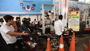 The government had raised excise duty on petrol and diesel by <span class='webrupee'>₹</span>3 a litre on March 14.(Virendra Singh Gosain/HT File Photo) The government had raised excise duty on petrol and diesel by <span class='webrupee'>₹</span>3 a litre on March 14.(Virendra Singh Gosain/HT File Photo)