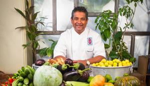 Mumbai, India - 11th December 2015 : Chef Floyd Cardoz at Grant Road market, Mumbai, India, on Friday, December 11, 2015. (Photo by Aalok Soni/ Hindustan Times)(Hindustan Times) Mumbai, India - 11th December 2015 : Chef Floyd Cardoz at Grant Road market, Mumbai, India, on Friday, December 11, 2015. (Photo by Aalok Soni/ Hindustan Times)(Hindustan Times)