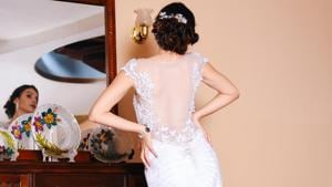 Spanish fashion designer dresses last brides as coronavirus halts weddings. (REPRESENTATIONAL IMAGE)(Unsplash) Spanish fashion designer dresses last brides as coronavirus halts weddings. (REPRESENTATIONAL IMAGE)(Unsplash)