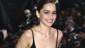 Emilia Clarke poses for photographers upon arrival at the Bafta Film Awards, in central London.(Joel C Ryan/Invision/AP) Emilia Clarke poses for photographers upon arrival at the Bafta Film Awards, in central London.(Joel C Ryan/Invision/AP)