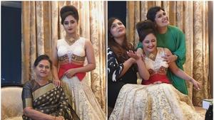 Rashami Desai shares pic with her mother. Rashami Desai shares pic with her mother.