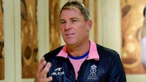 Former Australian leg-spinner Shane Warne speaks during an interview.(PTI) Former Australian leg-spinner Shane Warne speaks during an interview.(PTI)
