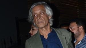 Sudhir Mishra at his birthday party.(IANS) Sudhir Mishra at his birthday party.(IANS)