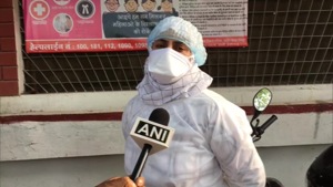 Dr Zakiya Sayed was a part of the team of healthcare workers who were pelted with stones by local residents on Wednesday.(ANI/Twitter) Dr Zakiya Sayed was a part of the team of healthcare workers who were pelted with stones by local residents on Wednesday.(ANI/Twitter)