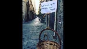 A Twitter user shared images of such food-filled baskets with a special message written in Italian.(Twitter/@tommiwtf)