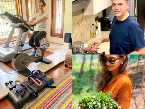 A section of designers have put their sketch pads aside and have been seen spending time either on the yoga mat or in kitchen. A section of designers have put their sketch pads aside and have been seen spending time either on the yoga mat or in kitchen.