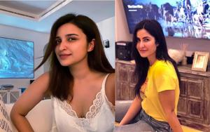 Parineeti Chopra and Katrina Kaif show their living rooms on Instagram. Parineeti Chopra and Katrina Kaif show their living rooms on Instagram.
