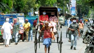 On Thursday, the festival of Ram Navami too was celebrated in certain pockets of Kolkata and the districts despite a nationwide lockdown.(ANI PHOTO.) On Thursday, the festival of Ram Navami too was celebrated in certain pockets of Kolkata and the districts despite a nationwide lockdown.(ANI PHOTO.)