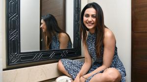 Rakulpreet Singh likes to play monopoly and dumb charades.(Photo: Sarang Gupta/HT) Rakulpreet Singh likes to play monopoly and dumb charades.(Photo: Sarang Gupta/HT)