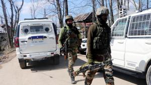 Two terrorists were killed in a gun battle with security forces in Jammu and Kashmir’s Kulgam(ANI) Two terrorists were killed in a gun battle with security forces in Jammu and Kashmir’s Kulgam(ANI)