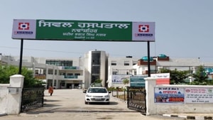 The two-year-old is being treated for Covid-19 at Civil Hospital in SBS Nagar.(HT Photo) The two-year-old is being treated for Covid-19 at Civil Hospital in SBS Nagar.(HT Photo)