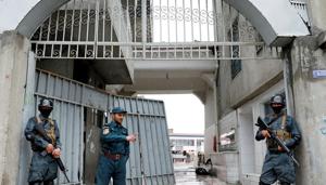 Afghan security forces at Kabul’s Har Rai gurdwara after it was attacked by ISKP terrorists on March 25/File Photo(REUTERS) Afghan security forces at Kabul’s Har Rai gurdwara after it was attacked by ISKP terrorists on March 25/File Photo(REUTERS)