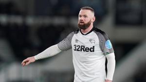 Derby County's Wayne Rooney reacts.(REUTERS) Derby County's Wayne Rooney reacts.(REUTERS)