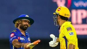 File image of Lasith Maling and MS Dhoni.(IPL) File image of Lasith Maling and MS Dhoni.(IPL)