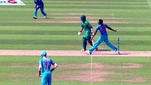 File image of Jasprit Bumrah no ball.(Islamabad United/Twitter) File image of Jasprit Bumrah no ball.(Islamabad United/Twitter)