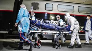 Every other country with a substantial number of infections falls in this range. France, with 89,953 infections and 7,560 deaths has a fatality rate of 8.4%; Spain with 126,168 cases and 11,947 deaths has a fatality rate of 9.5%; Switzerland, with 20,505 cases and 666 deaths, has a fatality rate of 3.2%.(AP) Every other country with a substantial number of infections falls in this range. France, with 89,953 infections and 7,560 deaths has a fatality rate of 8.4%; Spain with 126,168 cases and 11,947 deaths has a fatality rate of 9.5%; Switzerland, with 20,505 cases and 666 deaths, has a fatality rate of 3.2%.(AP)