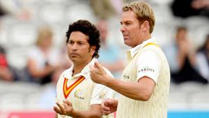 File image of Shane Warne and Sachin Tendulkar.(Reuters) File image of Shane Warne and Sachin Tendulkar.(Reuters)