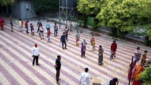 Economic activity has been curtailed to enforce social distancing — an indispensable bullet in the Covid-19 war(ANI) Economic activity has been curtailed to enforce social distancing — an indispensable bullet in the Covid-19 war(ANI)