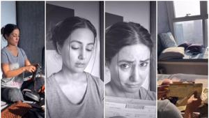 Hina Khan posted a funny video on missing travel. Hina Khan posted a funny video on missing travel.
