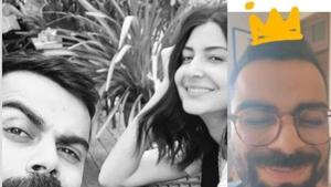 Anushka Sharma and Virat Kohli spend time together amid the lockdown. Anushka Sharma and Virat Kohli spend time together amid the lockdown.