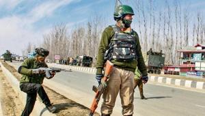 This is the third encounter in Kashmir in the last four to five days(PTI photo) This is the third encounter in Kashmir in the last four to five days(PTI photo)