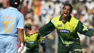 File photo of Shoaib Akhtar celebrating.(File) File photo of Shoaib Akhtar celebrating.(File)